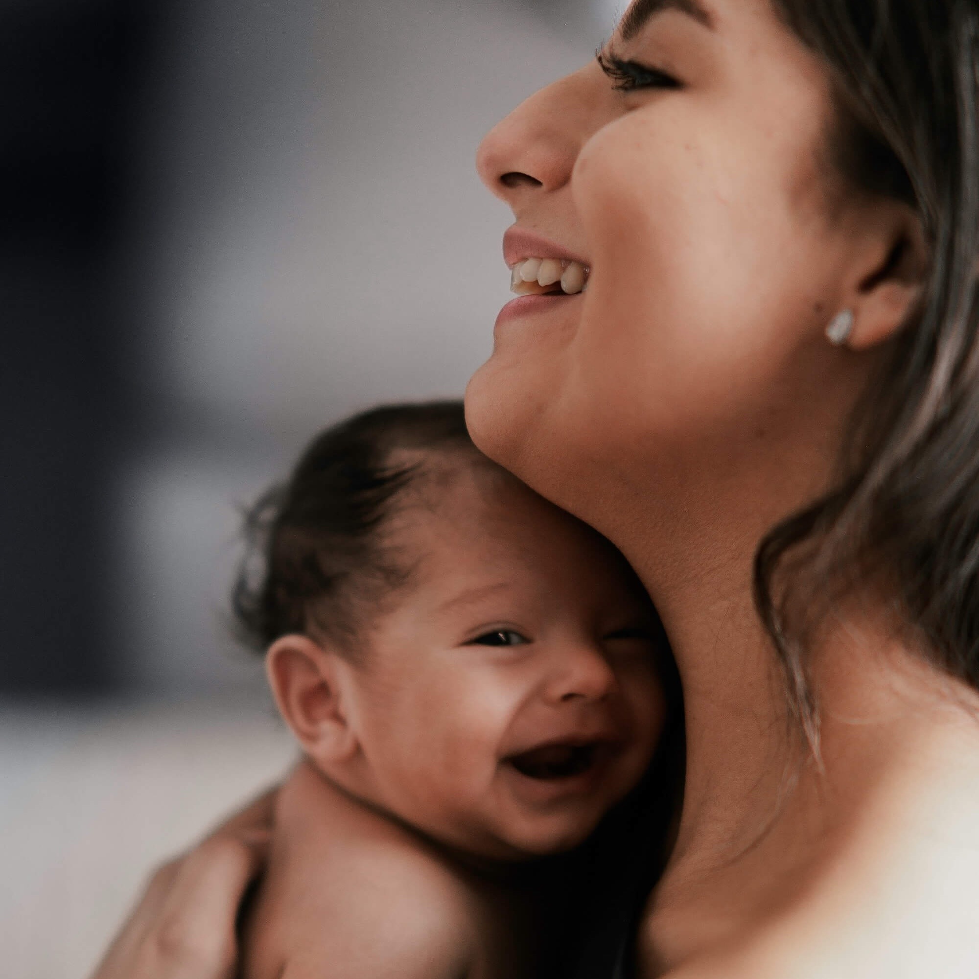 Mom and newborn